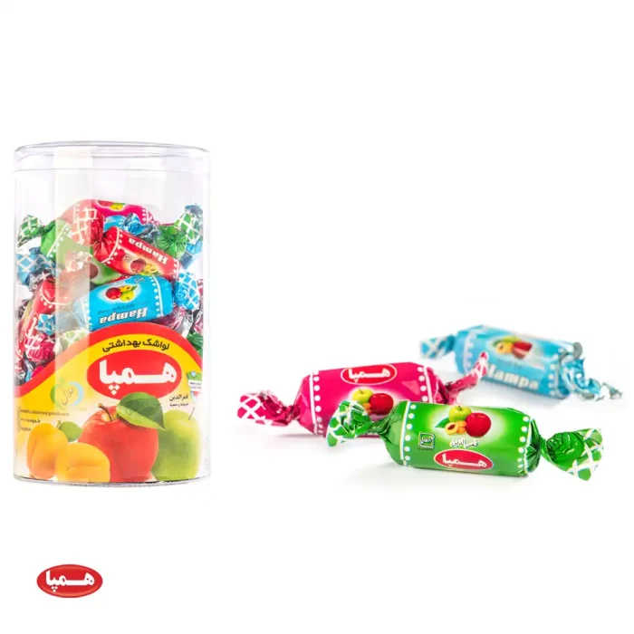 لواشک تافی دو سر پیچ ظرفی