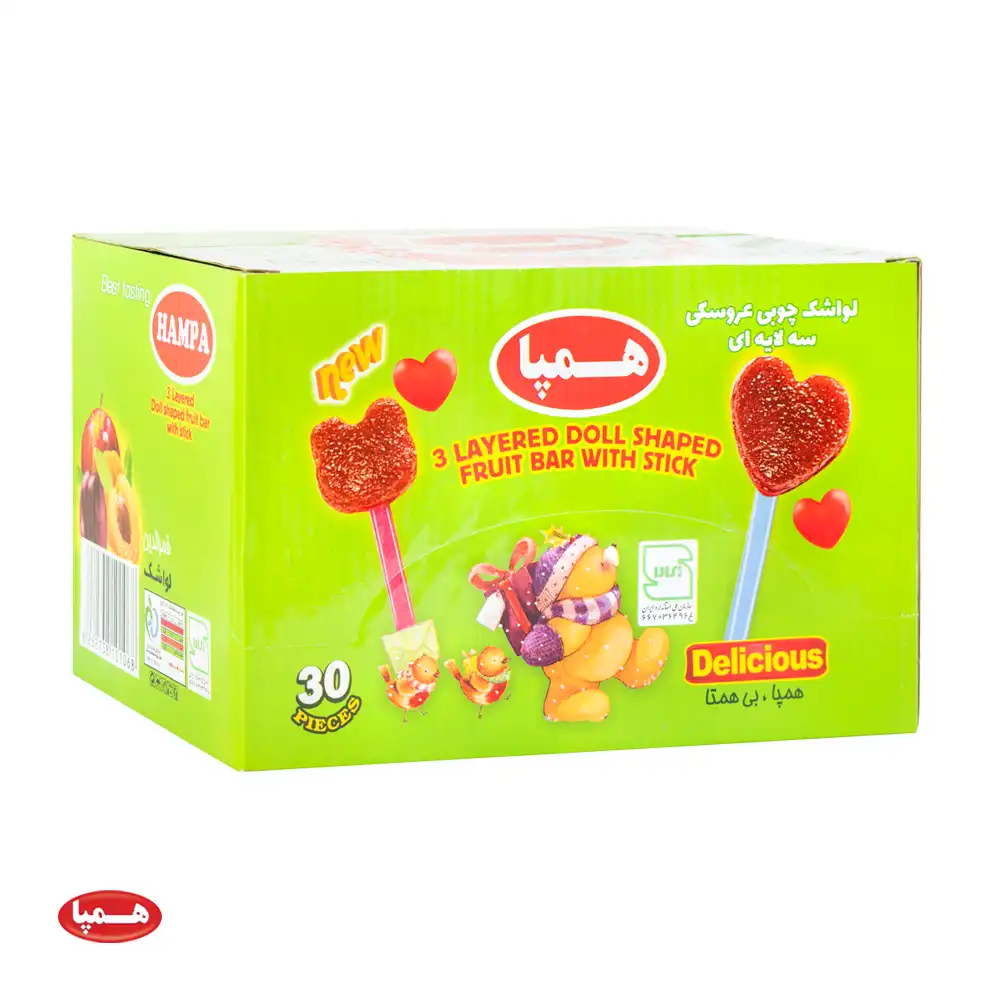 hampa Layered wooden doll Fruit Leather 01 لواشک چوبی عروسکی لایه ای